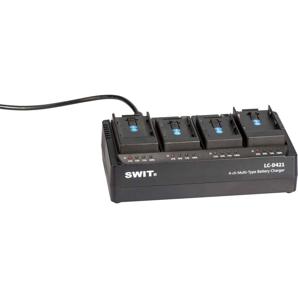 SWIT LC-D421 4-Channel Multi-Type DV Charger