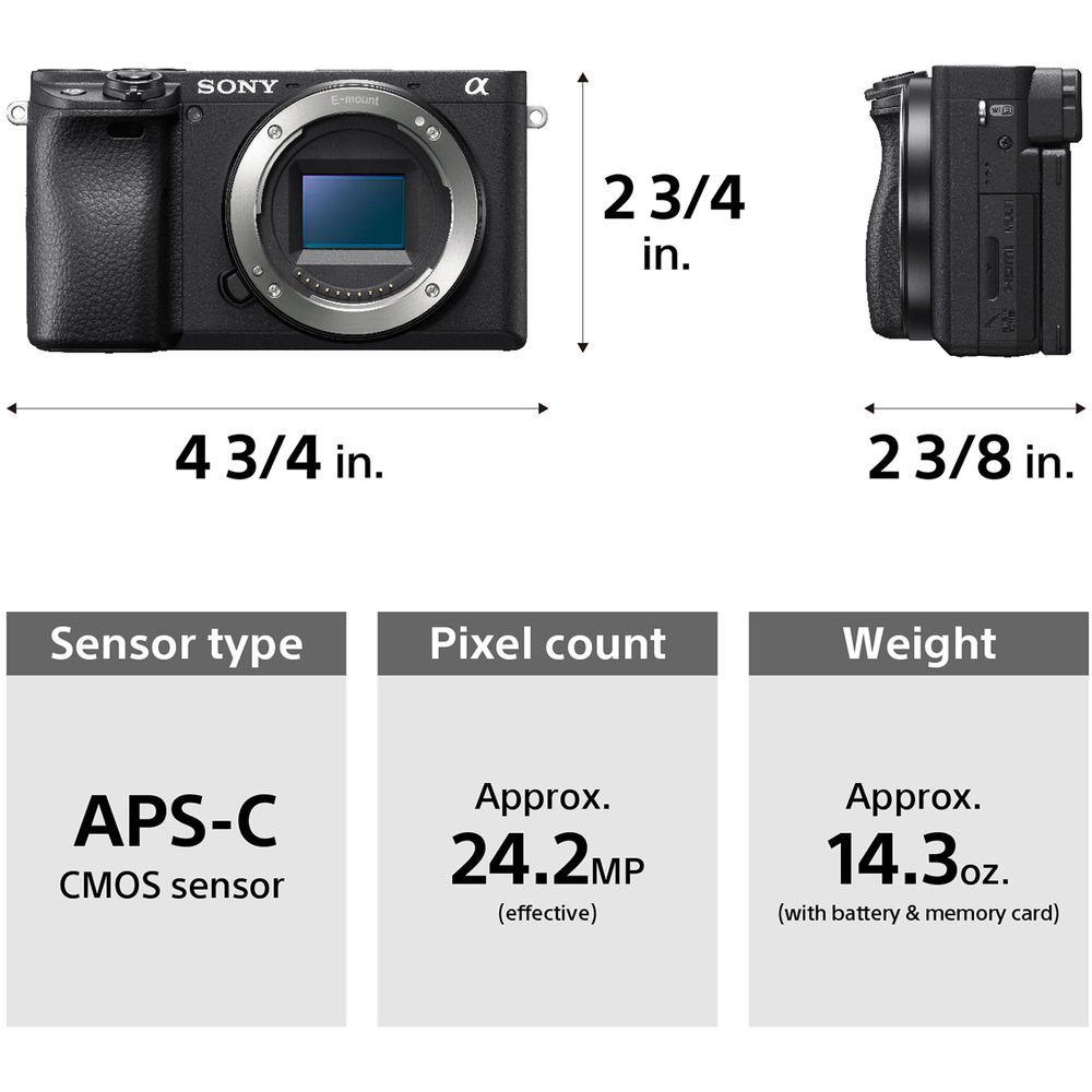 Sony a6400 Mirrorless Camera