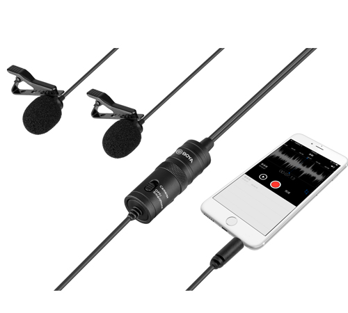 BOYA BY-M1DM Dual Lavalier Microphone