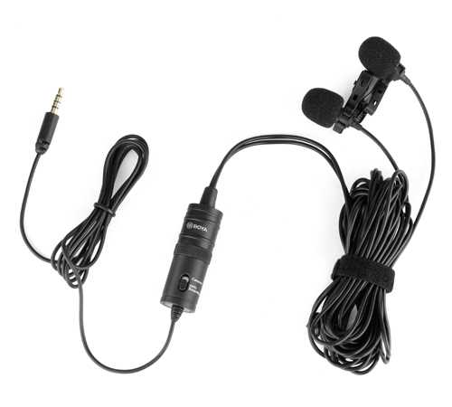 BOYA BY-M1DM Dual Lavalier Microphone