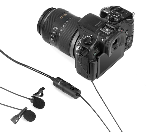 BOYA BY-M1DM Dual Lavalier Microphone