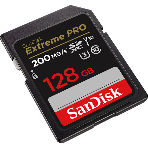 SanDisk 128GB Extreme PRO UHS-I SDXC Memory Card