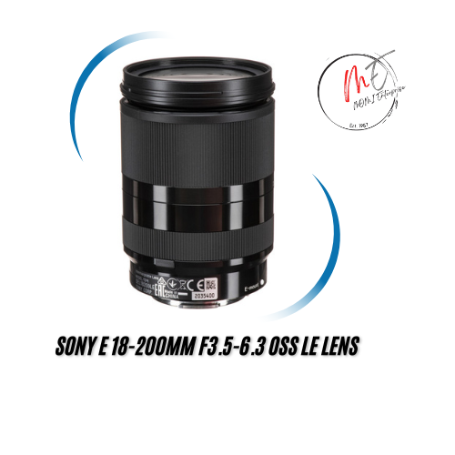 Sony E 18-200mm f/3.5-6.3 OSS LE Lens