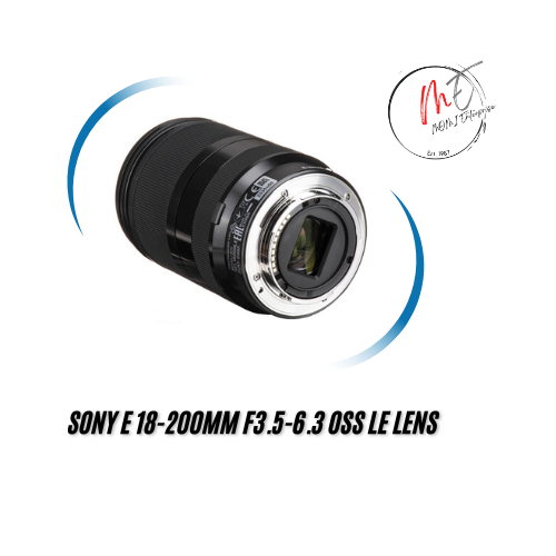 Sony E 18-200mm f/3.5-6.3 OSS LE Lens