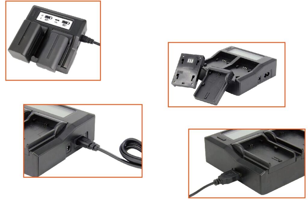 Dynacore DDBC-TP Dual Charger (For D54S/DV-66S)